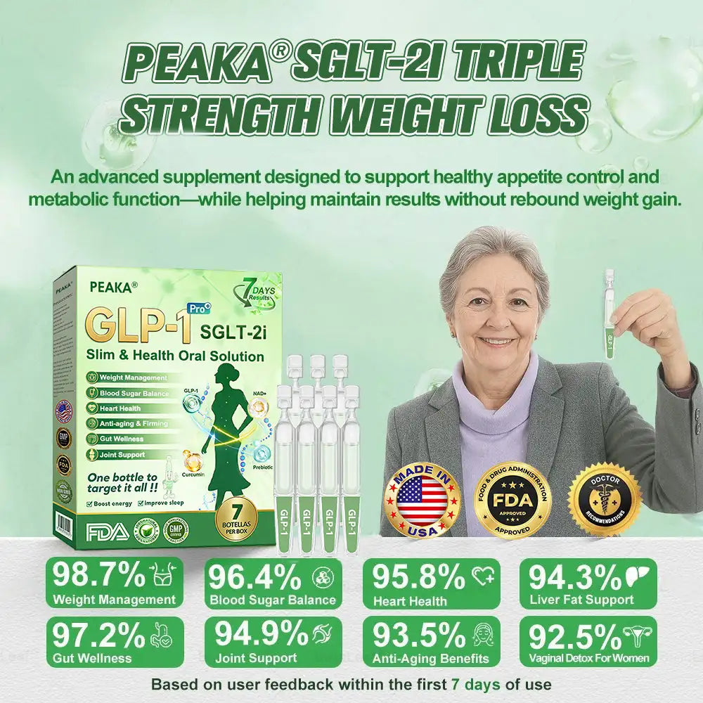 🇺🇸𝑶𝒏𝒍𝒊𝒏𝒆 𝑷𝒉𝒂𝒓𝒎𝒂𝒄𝒚 | 𝐏𝐄𝐀𝐊𝐀® 𝑮𝑳𝑷-𝟏+𝑺𝑮𝑳𝑻-𝟐𝒊 𝗦𝗹𝗶𝗺 & 𝑯𝒆𝒂𝒍𝒕𝒉 𝑶𝒓𝒂𝒍 𝑺𝒐𝒍𝒖𝒕𝒊𝒐𝒏 (𝑂𝑛𝑐𝑒 𝑎 𝑑𝑎𝑦, 𝑣𝑖𝑠𝑖𝑏𝑙𝑒 𝑟𝑒𝑠𝑢𝑙𝑡𝑠 𝑖𝑛 7 𝑑𝑎𝑦𝑠) ✅ 𝗦𝘂𝗽𝗽𝗼𝗿𝘁𝘀 𝗼𝗯𝗲𝘀𝗶𝘁𝘆, 𝗰𝗮𝗿𝗱𝗶𝗼𝘃𝗮𝘀𝗰𝘂𝗹𝗮𝗿 𝗵𝗲𝗮𝗹𝘁𝗵, 𝗱𝗶𝗮𝗯𝗲𝘁𝗲𝘀, 𝘀𝗹𝗲𝗲𝗽 𝗮𝗽𝗻𝗲𝗮, 𝗴𝘂𝘁 𝗵𝗲𝗮𝗹𝘁𝗵, 𝗷𝗼𝗶𝗻𝘁 𝗶𝘀𝘀𝘂𝗲𝘀, 𝐰𝐡𝐢𝐥𝐞 𝐚𝐥𝐬𝐨 𝐟𝐢𝐫𝐦𝐢𝐧𝐠 𝐭𝐡𝐞 𝐬𝐤𝐢𝐧 𝐚𝐧𝐝 𝐛𝐨𝐨𝐬𝐭𝐢𝐧𝐠 𝐞𝐧𝐞𝐫𝐠𝐲