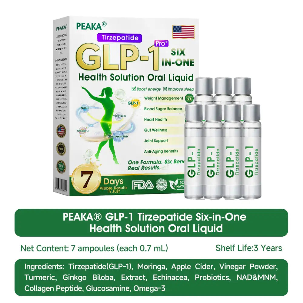 𝐏𝐄𝐀𝐊𝐀®  𝐺𝐿𝑃-𝟏 𝑺𝒊𝒙-𝒊𝒏-𝑶𝒏𝒆 𝑯𝒆𝒂𝒍𝒕𝒉 𝑺𝒐𝒍𝒖𝒕𝒊𝒐𝒏 𝑶𝒓𝒂𝒍 𝑳𝒊𝒒𝒖𝒊𝒅  (𝐉𝐮𝐬𝐭 𝐨𝐧𝐜𝐞 𝐚 𝐝𝐚𝐲, 𝐯𝐢𝐬𝐢𝐛𝐥𝐞 𝐜𝐡𝐚𝐧𝐠𝐞𝐬 𝐢𝐧 𝟕 𝐝𝐚𝐲𝐬） ✅ 𝐅𝐨𝐫 𝐨𝐛𝐞𝐬𝐢𝐭𝐲, 𝐜𝐚𝐫𝐝𝐢𝐨𝐯𝐚𝐬𝐜𝐮𝐥𝐚𝐫 𝐡𝐞𝐚𝐥𝐭𝐡, 𝐝𝐢𝐚𝐛𝐞𝐭𝐞𝐬, 𝐬𝐥𝐞𝐞𝐩 𝐚𝐩𝐧𝐞𝐚, 𝐆𝐮𝐭 𝐇𝐞𝐚𝐥𝐭𝐡, 𝐣𝐨𝐢𝐧𝐭 𝐢𝐬𝐬𝐮𝐞𝐬, 𝐚𝐧𝐝 𝐦𝐨𝐫𝐞