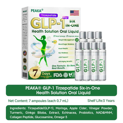 𝐏𝐄𝐀𝐊𝐀®  𝐺𝐿𝑃-𝟏 𝑺𝒊𝒙-𝒊𝒏-𝑶𝒏𝒆 𝑯𝒆𝒂𝒍𝒕𝒉 𝑺𝒐𝒍𝒖𝒕𝒊𝒐𝒏 𝑶𝒓𝒂𝒍 𝑳𝒊𝒒𝒖𝒊𝒅  (𝐉𝐮𝐬𝐭 𝐨𝐧𝐜𝐞 𝐚 𝐝𝐚𝐲, 𝐯𝐢𝐬𝐢𝐛𝐥𝐞 𝐜𝐡𝐚𝐧𝐠𝐞𝐬 𝐢𝐧 𝟕 𝐝𝐚𝐲𝐬） ✅ 𝐅𝐨𝐫 𝐨𝐛𝐞𝐬𝐢𝐭𝐲, 𝐜𝐚𝐫𝐝𝐢𝐨𝐯𝐚𝐬𝐜𝐮𝐥𝐚𝐫 𝐡𝐞𝐚𝐥𝐭𝐡, 𝐝𝐢𝐚𝐛𝐞𝐭𝐞𝐬, 𝐬𝐥𝐞𝐞𝐩 𝐚𝐩𝐧𝐞𝐚, 𝐆𝐮𝐭 𝐇𝐞𝐚𝐥𝐭𝐡, 𝐣𝐨𝐢𝐧𝐭 𝐢𝐬𝐬𝐮𝐞𝐬, 𝐚𝐧𝐝 𝐦𝐨𝐫𝐞