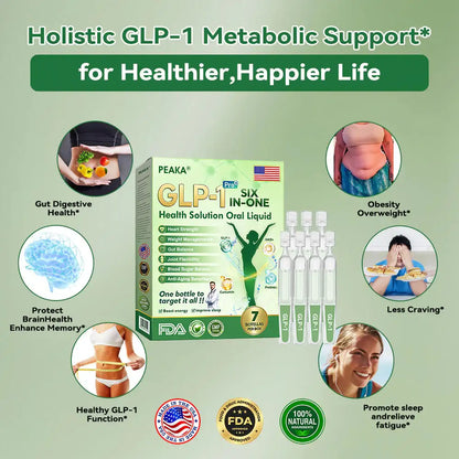 PEAKA®  𝐺𝐿𝑃-𝟏 𝑺𝒊𝒙-𝒊𝒏-𝑶𝒏𝒆 𝑯𝒆𝒂𝒍𝒕𝒉 𝑺𝒐𝒍𝒖𝒕𝒊𝒐𝒏 𝑶𝒓𝒂𝒍 𝑳𝒊𝒒𝒖𝒊𝒅  (𝐉𝐮𝐬𝐭 𝐨𝐧𝐜𝐞 𝐚 𝐝𝐚𝐲, 𝐯𝐢𝐬𝐢𝐛𝐥𝐞 𝐜𝐡𝐚𝐧𝐠𝐞𝐬 𝐢𝐧 𝟕 𝐝𝐚𝐲𝐬） ✅ 𝐅𝐨𝐫 𝐨𝐛𝐞𝐬𝐢𝐭𝐲, 𝐜𝐚𝐫𝐝𝐢𝐨𝐯𝐚𝐬𝐜𝐮𝐥𝐚𝐫 𝐡𝐞𝐚𝐥𝐭𝐡, 𝐝𝐢𝐚𝐛𝐞𝐭𝐞𝐬, 𝐬𝐥𝐞𝐞𝐩 𝐚𝐩𝐧𝐞𝐚, 𝐆𝐮𝐭 𝐇𝐞𝐚𝐥𝐭𝐡, 𝐣𝐨𝐢𝐧𝐭 𝐢𝐬𝐬𝐮𝐞𝐬, 𝐚𝐧𝐝 𝐦𝐨𝐫𝐞💯