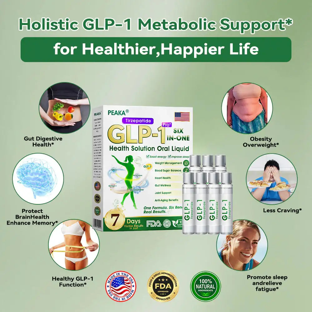 𝐏𝐄𝐀𝐊𝐀®  𝐺𝐿𝑃-𝟏 𝑺𝒊𝒙-𝒊𝒏-𝑶𝒏𝒆 𝑯𝒆𝒂𝒍𝒕𝒉 𝑺𝒐𝒍𝒖𝒕𝒊𝒐𝒏 𝑶𝒓𝒂𝒍 𝑳𝒊𝒒𝒖𝒊𝒅  (𝐉𝐮𝐬𝐭 𝐨𝐧𝐜𝐞 𝐚 𝐝𝐚𝐲, 𝐯𝐢𝐬𝐢𝐛𝐥𝐞 𝐜𝐡𝐚𝐧𝐠𝐞𝐬 𝐢𝐧 𝟕 𝐝𝐚𝐲𝐬） ✅ 𝐅𝐨𝐫 𝐨𝐛𝐞𝐬𝐢𝐭𝐲, 𝐜𝐚𝐫𝐝𝐢𝐨𝐯𝐚𝐬𝐜𝐮𝐥𝐚𝐫 𝐡𝐞𝐚𝐥𝐭𝐡, 𝐝𝐢𝐚𝐛𝐞𝐭𝐞𝐬, 𝐬𝐥𝐞𝐞𝐩 𝐚𝐩𝐧𝐞𝐚, 𝐆𝐮𝐭 𝐇𝐞𝐚𝐥𝐭𝐡, 𝐣𝐨𝐢𝐧𝐭 𝐢𝐬𝐬𝐮𝐞𝐬, 𝐚𝐧𝐝 𝐦𝐨𝐫𝐞