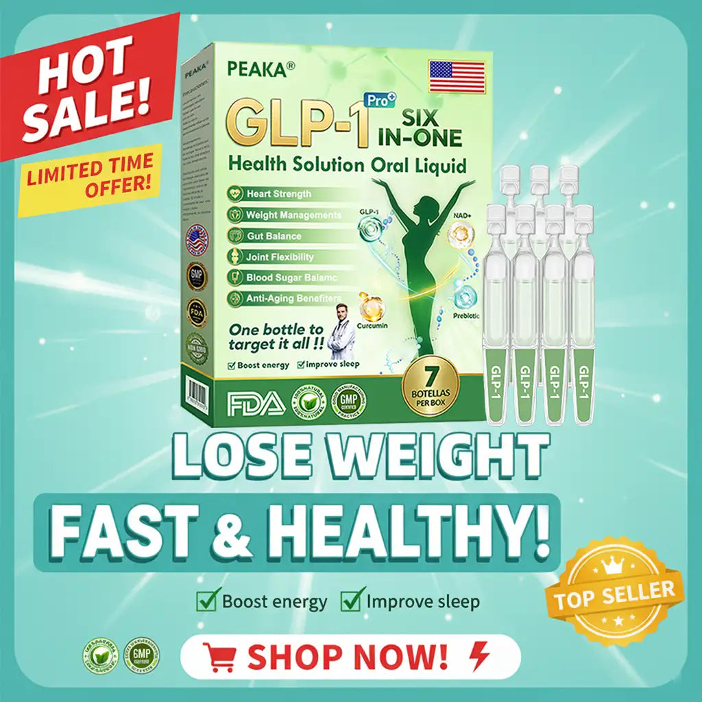 PEAKA®  𝐺𝐿𝑃-𝟏 𝑺𝒊𝒙-𝒊𝒏-𝑶𝒏𝒆 𝑯𝒆𝒂𝒍𝒕𝒉 𝑺𝒐𝒍𝒖𝒕𝒊𝒐𝒏 𝑶𝒓𝒂𝒍 𝑳𝒊𝒒𝒖𝒊𝒅  (𝐉𝐮𝐬𝐭 𝐨𝐧𝐜𝐞 𝐚 𝐝𝐚𝐲, 𝐯𝐢𝐬𝐢𝐛𝐥𝐞 𝐜𝐡𝐚𝐧𝐠𝐞𝐬 𝐢𝐧 𝟕 𝐝𝐚𝐲𝐬） ✅ 𝐅𝐨𝐫 𝐨𝐛𝐞𝐬𝐢𝐭𝐲, 𝐜𝐚𝐫𝐝𝐢𝐨𝐯𝐚𝐬𝐜𝐮𝐥𝐚𝐫 𝐡𝐞𝐚𝐥𝐭𝐡, 𝐝𝐢𝐚𝐛𝐞𝐭𝐞𝐬, 𝐬𝐥𝐞𝐞𝐩 𝐚𝐩𝐧𝐞𝐚, 𝐆𝐮𝐭 𝐇𝐞𝐚𝐥𝐭𝐡, 𝐣𝐨𝐢𝐧𝐭 𝐢𝐬𝐬𝐮𝐞𝐬, 𝐚𝐧𝐝 𝐦𝐨𝐫𝐞💯