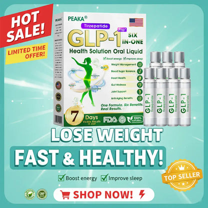 𝐏𝐄𝐀𝐊𝐀®  𝐺𝐿𝑃-𝟏 𝑺𝒊𝒙-𝒊𝒏-𝑶𝒏𝒆 𝑯𝒆𝒂𝒍𝒕𝒉 𝑺𝒐𝒍𝒖𝒕𝒊𝒐𝒏 𝑶𝒓𝒂𝒍 𝑳𝒊𝒒𝒖𝒊𝒅  (𝐉𝐮𝐬𝐭 𝐨𝐧𝐜𝐞 𝐚 𝐝𝐚𝐲, 𝐯𝐢𝐬𝐢𝐛𝐥𝐞 𝐜𝐡𝐚𝐧𝐠𝐞𝐬 𝐢𝐧 𝟕 𝐝𝐚𝐲𝐬） ✅ 𝐅𝐨𝐫 𝐨𝐛𝐞𝐬𝐢𝐭𝐲, 𝐜𝐚𝐫𝐝𝐢𝐨𝐯𝐚𝐬𝐜𝐮𝐥𝐚𝐫 𝐡𝐞𝐚𝐥𝐭𝐡, 𝐝𝐢𝐚𝐛𝐞𝐭𝐞𝐬, 𝐬𝐥𝐞𝐞𝐩 𝐚𝐩𝐧𝐞𝐚, 𝐆𝐮𝐭 𝐇𝐞𝐚𝐥𝐭𝐡, 𝐣𝐨𝐢𝐧𝐭 𝐢𝐬𝐬𝐮𝐞𝐬, 𝐚𝐧𝐝 𝐦𝐨𝐫𝐞