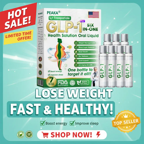 FDA | Official US 🇺🇸 Store — 𝐏𝐄𝐀𝐊𝐀® 𝐆𝐋𝐏-𝟏 𝐓𝐢𝐫𝐳𝐞𝐩𝐚𝐭𝐢𝐝𝐞 𝐒𝐢𝐱-𝐢𝐧-𝐎𝐧𝐞 𝗦𝗹𝗶𝗺 & 𝑯𝒆𝒂𝒍𝒕𝒉 𝑶𝒓𝒂𝒍 𝑺𝒐𝒍𝒖𝒕𝒊𝒐𝒏, GIP and GLP-1 Dual-Action Weight Loss Solution, One Bottle Daily, Results in 7 Days🛒