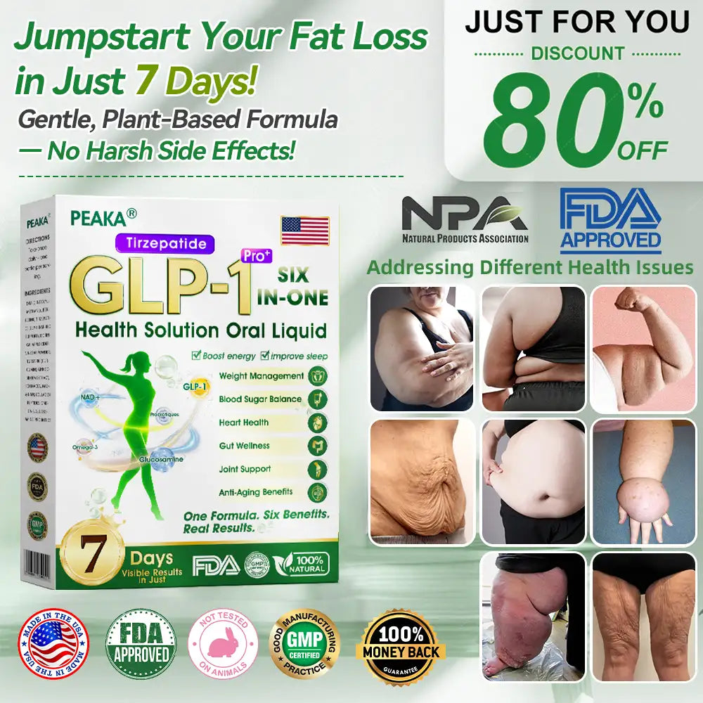 𝐏𝐄𝐀𝐊𝐀®  𝐺𝐿𝑃-𝟏 𝑺𝒊𝒙-𝒊𝒏-𝑶𝒏𝒆 𝑯𝒆𝒂𝒍𝒕𝒉 𝑺𝒐𝒍𝒖𝒕𝒊𝒐𝒏 𝑶𝒓𝒂𝒍 𝑳𝒊𝒒𝒖𝒊𝒅  (𝐉𝐮𝐬𝐭 𝐨𝐧𝐜𝐞 𝐚 𝐝𝐚𝐲, 𝐯𝐢𝐬𝐢𝐛𝐥𝐞 𝐜𝐡𝐚𝐧𝐠𝐞𝐬 𝐢𝐧 𝟕 𝐝𝐚𝐲𝐬） ✅ 𝐅𝐨𝐫 𝐨𝐛𝐞𝐬𝐢𝐭𝐲, 𝐜𝐚𝐫𝐝𝐢𝐨𝐯𝐚𝐬𝐜𝐮𝐥𝐚𝐫 𝐡𝐞𝐚𝐥𝐭𝐡, 𝐝𝐢𝐚𝐛𝐞𝐭𝐞𝐬, 𝐬𝐥𝐞𝐞𝐩 𝐚𝐩𝐧𝐞𝐚, 𝐆𝐮𝐭 𝐇𝐞𝐚𝐥𝐭𝐡, 𝐣𝐨𝐢𝐧𝐭 𝐢𝐬𝐬𝐮𝐞𝐬, 𝐚𝐧𝐝 𝐦𝐨𝐫𝐞