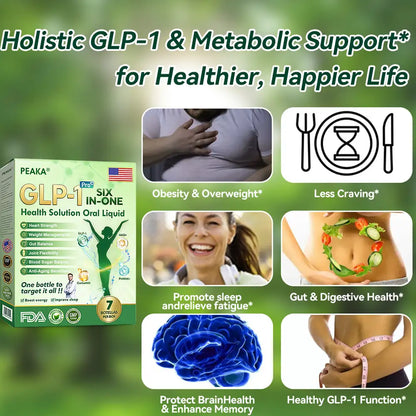 PEAKA®  𝐺𝐿𝑃-𝟏 𝑺𝒊𝒙-𝒊𝒏-𝑶𝒏𝒆 𝑯𝒆𝒂𝒍𝒕𝒉 𝑺𝒐𝒍𝒖𝒕𝒊𝒐𝒏 𝑶𝒓𝒂𝒍 𝑳𝒊𝒒𝒖𝒊𝒅  (𝐉𝐮𝐬𝐭 𝐨𝐧𝐜𝐞 𝐚 𝐝𝐚𝐲, 𝐯𝐢𝐬𝐢𝐛𝐥𝐞 𝐜𝐡𝐚𝐧𝐠𝐞𝐬 𝐢𝐧 𝟕 𝐝𝐚𝐲𝐬） ✅ 𝐅𝐨𝐫 𝐨𝐛𝐞𝐬𝐢𝐭𝐲, 𝐜𝐚𝐫𝐝𝐢𝐨𝐯𝐚𝐬𝐜𝐮𝐥𝐚𝐫 𝐡𝐞𝐚𝐥𝐭𝐡, 𝐝𝐢𝐚𝐛𝐞𝐭𝐞𝐬, 𝐬𝐥𝐞𝐞𝐩 𝐚𝐩𝐧𝐞𝐚, 𝐆𝐮𝐭 𝐇𝐞𝐚𝐥𝐭𝐡, 𝐣𝐨𝐢𝐧𝐭 𝐢𝐬𝐬𝐮𝐞𝐬, 𝐚𝐧𝐝 𝐦𝐨𝐫𝐞💯