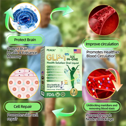 PEAKA®  𝐺𝐿𝑃-𝟏 𝑺𝒊𝒙-𝒊𝒏-𝑶𝒏𝒆 𝑯𝒆𝒂𝒍𝒕𝒉 𝑺𝒐𝒍𝒖𝒕𝒊𝒐𝒏 𝑶𝒓𝒂𝒍 𝑳𝒊𝒒𝒖𝒊𝒅  (𝐉𝐮𝐬𝐭 𝐨𝐧𝐜𝐞 𝐚 𝐝𝐚𝐲, 𝐯𝐢𝐬𝐢𝐛𝐥𝐞 𝐜𝐡𝐚𝐧𝐠𝐞𝐬 𝐢𝐧 𝟕 𝐝𝐚𝐲𝐬） ✅ 𝐅𝐨𝐫 𝐨𝐛𝐞𝐬𝐢𝐭𝐲, 𝐜𝐚𝐫𝐝𝐢𝐨𝐯𝐚𝐬𝐜𝐮𝐥𝐚𝐫 𝐡𝐞𝐚𝐥𝐭𝐡, 𝐝𝐢𝐚𝐛𝐞𝐭𝐞𝐬, 𝐬𝐥𝐞𝐞𝐩 𝐚𝐩𝐧𝐞𝐚, 𝐆𝐮𝐭 𝐇𝐞𝐚𝐥𝐭𝐡, 𝐣𝐨𝐢𝐧𝐭 𝐢𝐬𝐬𝐮𝐞𝐬, 𝐚𝐧𝐝 𝐦𝐨𝐫𝐞💯