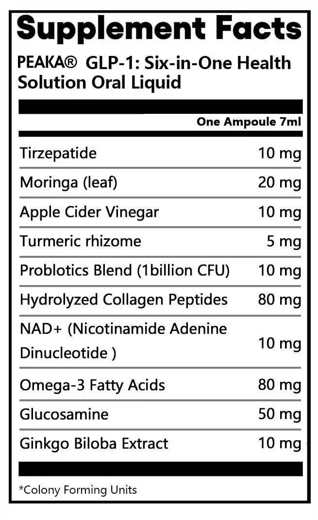 𝐏𝐄𝐀𝐊𝐀®  𝐺𝐿𝑃-𝟏 𝑺𝒊𝒙-𝒊𝒏-𝑶𝒏𝒆 𝑯𝒆𝒂𝒍𝒕𝒉 𝑺𝒐𝒍𝒖𝒕𝒊𝒐𝒏 𝑶𝒓𝒂𝒍 𝑳𝒊𝒒𝒖𝒊𝒅  (𝐉𝐮𝐬𝐭 𝐨𝐧𝐜𝐞 𝐚 𝐝𝐚𝐲, 𝐯𝐢𝐬𝐢𝐛𝐥𝐞 𝐜𝐡𝐚𝐧𝐠𝐞𝐬 𝐢𝐧 𝟕 𝐝𝐚𝐲𝐬） ✅ 𝐅𝐨𝐫 𝐨𝐛𝐞𝐬𝐢𝐭𝐲, 𝐜𝐚𝐫𝐝𝐢𝐨𝐯𝐚𝐬𝐜𝐮𝐥𝐚𝐫 𝐡𝐞𝐚𝐥𝐭𝐡, 𝐝𝐢𝐚𝐛𝐞𝐭𝐞𝐬, 𝐬𝐥𝐞𝐞𝐩 𝐚𝐩𝐧𝐞𝐚, 𝐆𝐮𝐭 𝐇𝐞𝐚𝐥𝐭𝐡, 𝐣𝐨𝐢𝐧𝐭 𝐢𝐬𝐬𝐮𝐞𝐬, 𝐚𝐧𝐝 𝐦𝐨𝐫𝐞