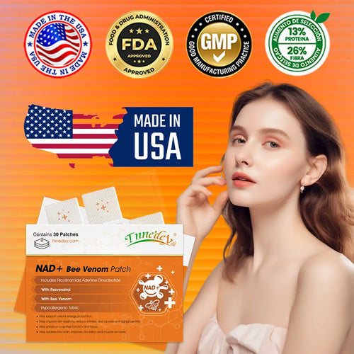 Tnnedey® NAD+ Bee Venom Patch – Ultimate Skin Rejuvenation & Energy Boost（Last Day Discount：75%）
