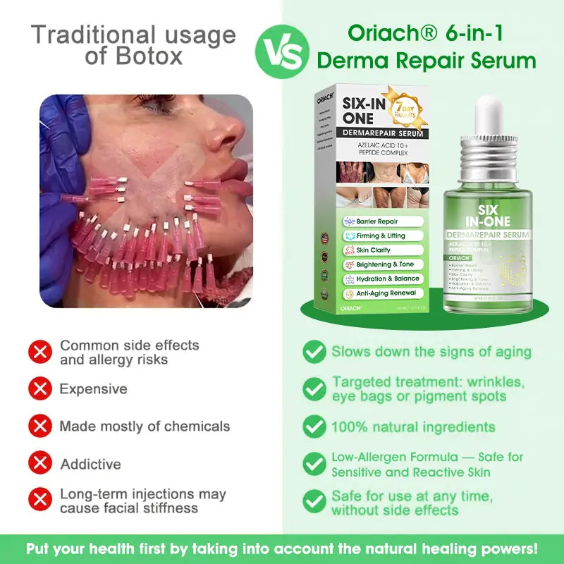 𝐎𝐫𝐢𝐚𝐜𝐡® 𝐀𝟏𝟎+ 𝟔-𝐢𝐧-𝟏 𝐃𝐞𝐫𝐦𝐚𝐑𝐞𝐩𝐚𝐢𝐫 𝐒𝐞𝐫𝐮𝐦 𝐅𝐃𝐀 𝐂𝐞𝐫𝐭𝐢𝐟𝐢𝐞𝐝 – 𝐅𝐢𝐫𝐦𝐬 𝐥𝐨𝐨𝐬𝐞 𝐬𝐤𝐢𝐧, 𝐟𝐚𝐝𝐞𝐬 𝐛𝐫𝐮𝐢𝐬𝐢𝐧𝐠 𝐚𝐧𝐝 𝐬𝐞𝐧𝐢𝐥𝐞 𝐩𝐮𝐫𝐩𝐮𝐫𝐚, 𝐚𝐧𝐝 𝐢𝐦𝐩𝐫𝐨𝐯𝐞𝐬 𝐤𝐞𝐫𝐚𝐭𝐢𝐧 𝐛𝐮𝐢𝐥𝐝𝐮𝐩, 𝐬𝐞𝐛𝐨𝐫𝐫𝐡𝐞𝐢𝐜 𝐝𝐞𝐫𝐦𝐚𝐭𝐢𝐭𝐢𝐬, 𝐚𝐧𝐝 𝐟𝐨𝐥𝐥𝐢𝐜𝐮𝐥𝐚𝐫 𝐤𝐞𝐫𝐚𝐭𝐨𝐬𝐢𝐬.